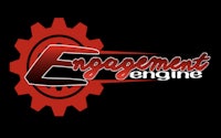 engagement engine logo on a black background